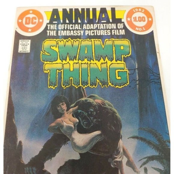DC Comics Swamp Thing Annual Issue #1 Movie Adaptation Issue 1982 Wes Craven - Picture 5 of 11